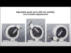 100ft Heavy duty air water oil grease fuel hose reel